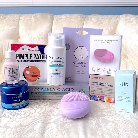 Brand New Acne Lot Silicone Facial Cleansing Device Pimple Patches Moisturizer - Picture 3 of 11